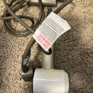 Dyson Silver and White Hair Dryer